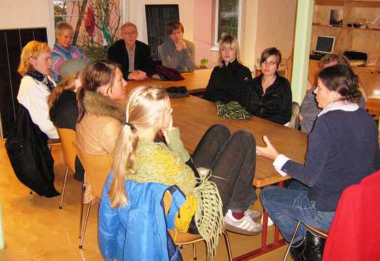 Grindsted high school visit Nordic Folkecenter for Renewable Energy