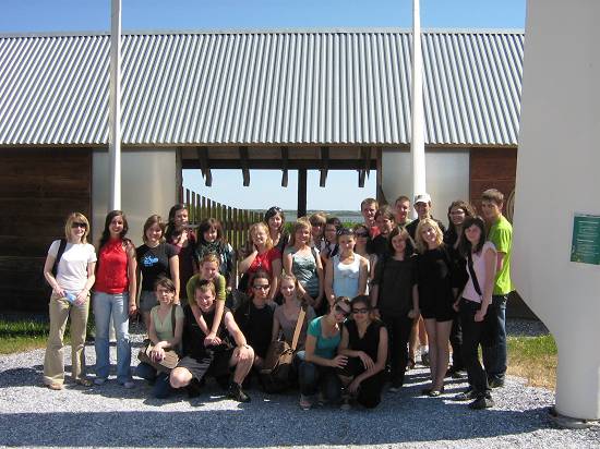 Polish high school visit the Nordic Folkecenter